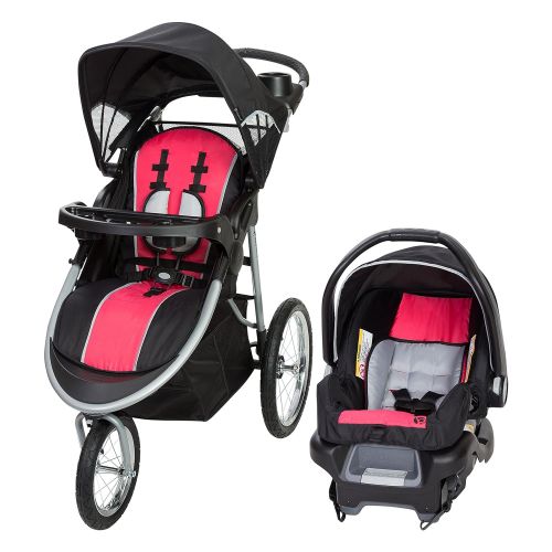  [아마존베스트]Baby Trend Pathway 35 Jogger Travel System, Optic Pink