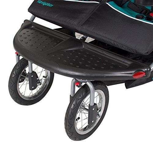  [아마존베스트]Baby Trend Navigator Double Jogger Stroller, Tropic