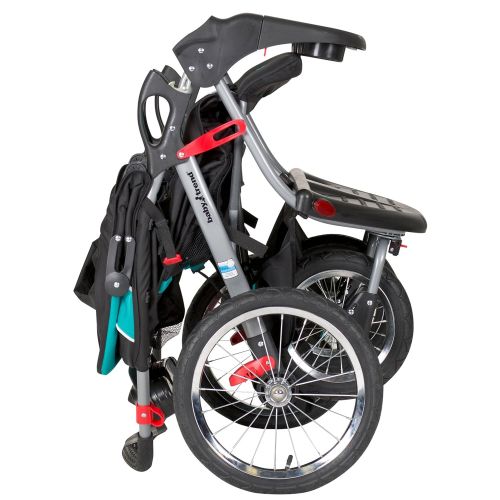  [아마존베스트]Baby Trend Navigator Double Jogger Stroller, Tropic