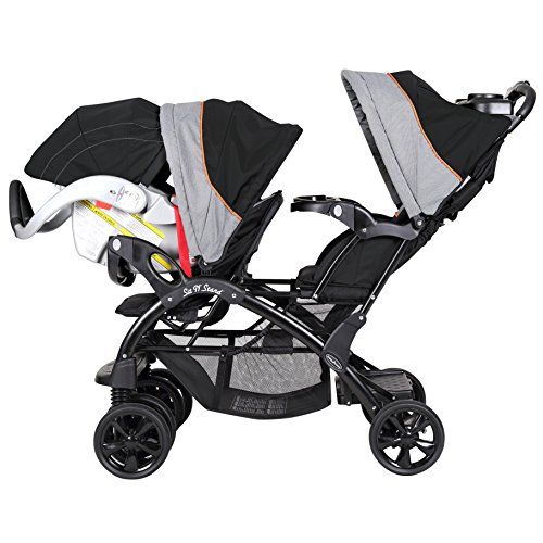  [아마존베스트]Baby Trend Double Sit N Stand Stroller, Millennium Orange