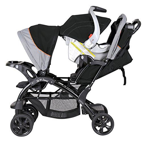  [아마존베스트]Baby Trend Double Sit N Stand Stroller, Millennium Orange