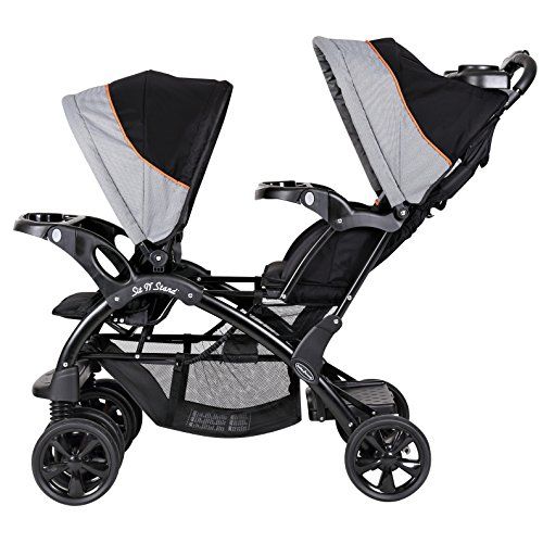  [아마존베스트]Baby Trend Double Sit N Stand Stroller, Millennium Orange