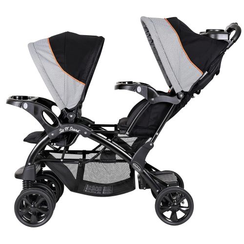  [아마존베스트]Baby Trend Double Sit N Stand Stroller, Millennium Orange