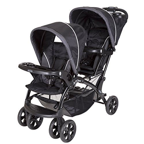  [아마존베스트]Baby Trend Sit and Stand Double Stroller, Onyx