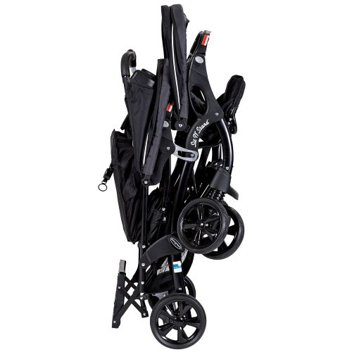  [아마존베스트]Baby Trend Sit and Stand Double Stroller, Onyx