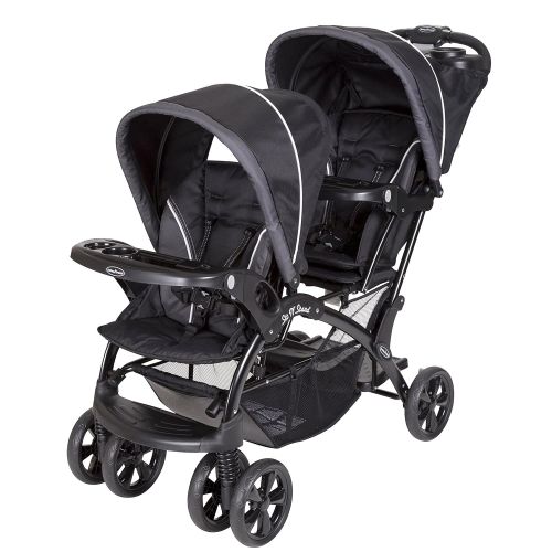  [아마존베스트]Baby Trend Sit and Stand Double Stroller, Onyx