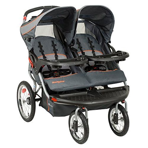 [아마존베스트]Baby Trend Navigator Double Jogger Stroller, Vanguard