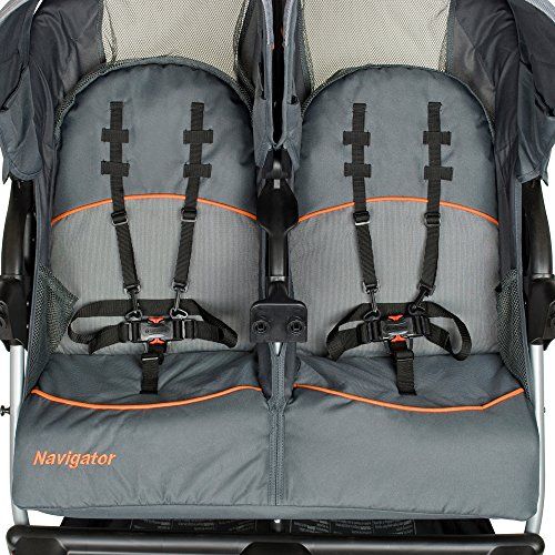  [아마존베스트]Baby Trend Navigator Double Jogger Stroller, Vanguard