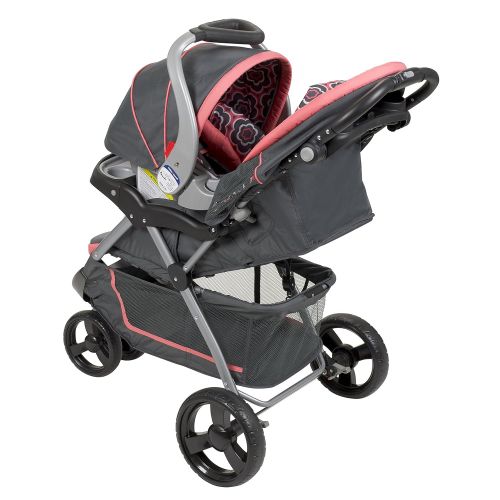 Visit the Baby Trend Store Baby Trend Nexton Travel System, Coral Floral