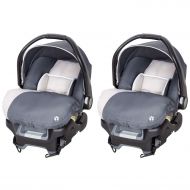 Baby Trend Flex-Loc Adjustable 35 Pound Infant Car Seat and Car Base, Stormy (2 Pack)