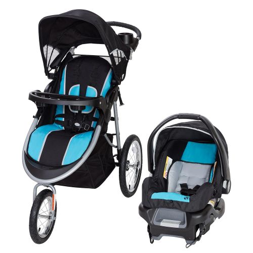  Baby Trend Pathway 35 Jogger Travel System, Optic Teal