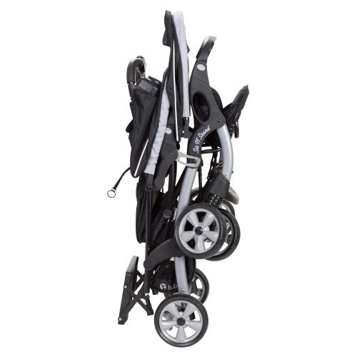  Baby Trend Sit N Stand Tandem Stroller + Car Seats (2) Travel System, Stormy