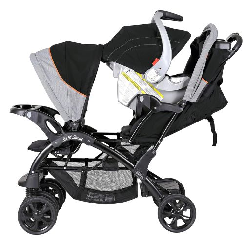  Baby Trend Double Sit N Stand Stroller, Millennium Orange