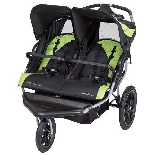 Baby Trend Navigator Lite Double Jogger Stroller, Candy Apple