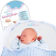 Universal Bassinet Wedge Incline Pillow for Better Baby Sleep by Baby Wishes | Acid Reflux and...