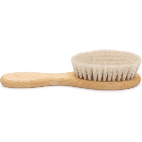  [아마존베스트]Baby blue giraffe Super Soft Baby Hair Brush by baby blue giraffe: 100% Made in Germany from All Natural Beech...