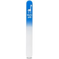 [아마존베스트]Baby blue giraffe Baby Nail File by baby blue giraffe (Blue) The Original Glass Baby Nail File - 100% Manufactured in Europe