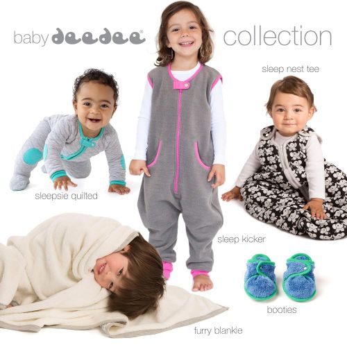  Baby deedee baby deedee Sleep Fleece Kicker Sack with Feet, Wearable Blanket Sleeper, 2-4T, Navy