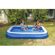 Baby inflatable Giant Inflatable Kiddie Pool - Family and Kids Inflatable Rectangular Pool - 10 Feet Long (120 X 72 X 20)