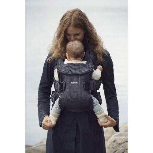  BabyBjoern BABYBJOERN New Baby Carrier One Air 2019 Edition, Mesh, Vintage Rose