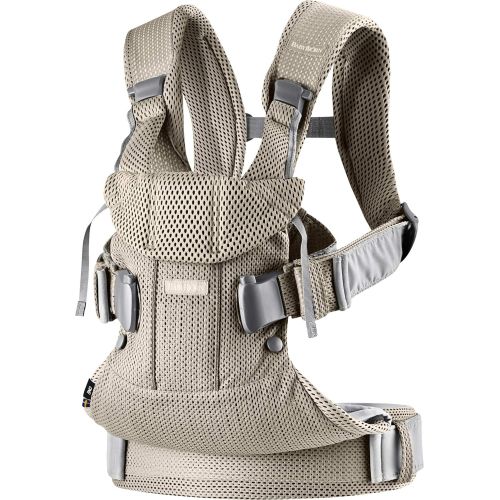  BabyBjoern BABYBJOERN New Baby Carrier One Air 2019 Edition, Mesh, Greige