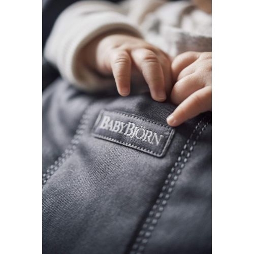  [아마존베스트]BabyBjoern BABYBJOERN Bouncer Bliss, Quilted Cotton, Anthracite