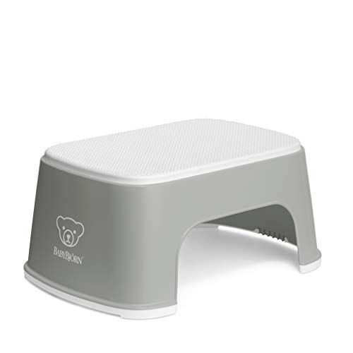  BabyBjoern Step Stool, Gray/White