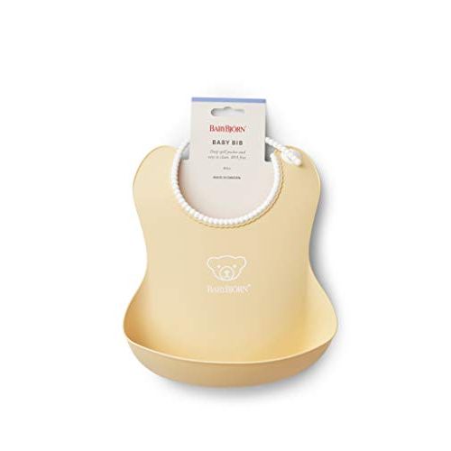  BABYBJOERN Baby Bib, Powder Yellow