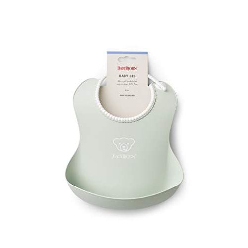  BABYBJOERN Baby Bib, Powder Green