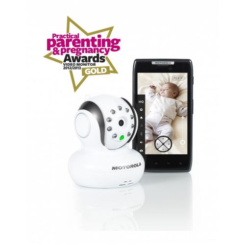  BabyCenter Motorola Wifi Internet Digital Video Baby Monitor, use app with iphone, android, pc, mac, ipad, wireless camera pantiltzoom , two way communication audio, video recording, room t