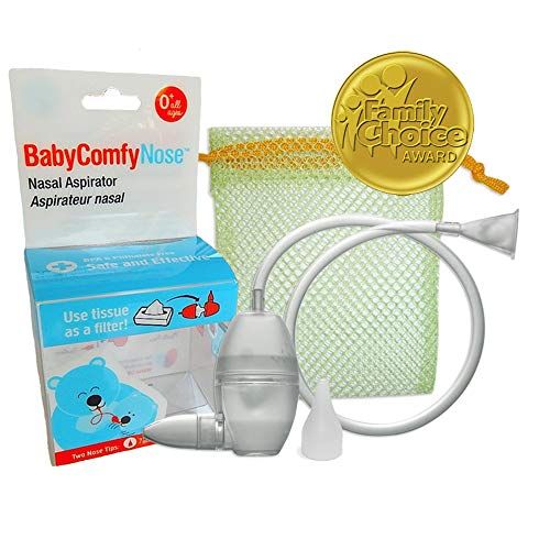  [아마존베스트]BabyComfy Nasal Aspirator -- The Snotsucker -- Hygienically & Safely Removes Baby’s Nasal Mucus  Clear