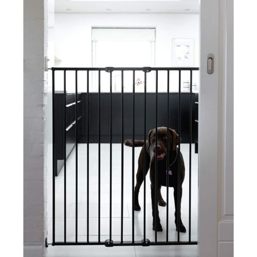  Babydan BabyDan Scandinavian Pet Design Extra Tall Wall Mounted Gate - Black