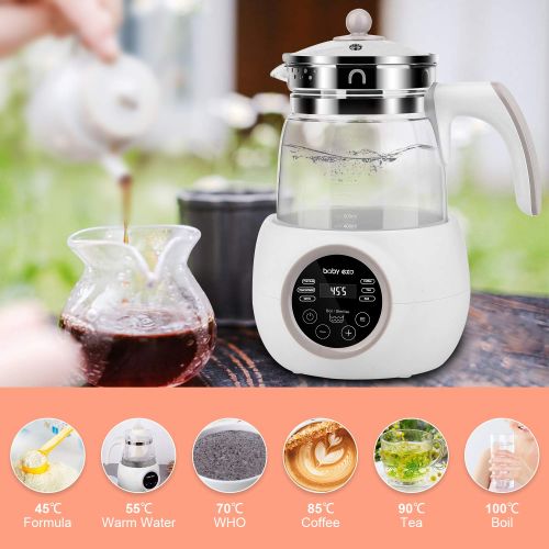  BabyEXO Baby Formula Kettle Precise Temperature Formula Mixing Water Kettle 24 Hours Baby Milk Warmer 1.2L Formula Maker BPA-Free Boil-Dry Protection Quick Bottle Warmer