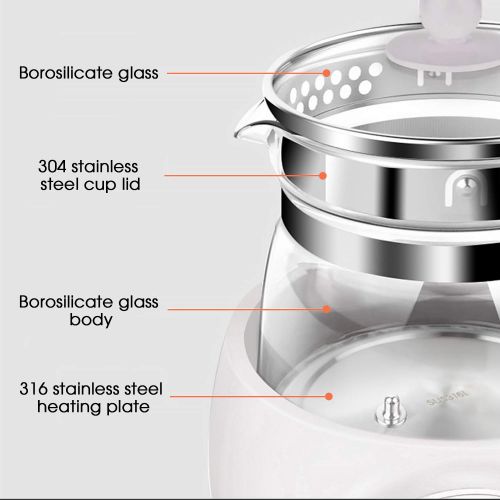  BabyExo Baby Formula Water Kettle,Precise Baby Water Kettle- Temperature Baby Milk Warmer for 24 Hours-1.2L BPA-Free Boil-Dry Protection Instant Water Warmer for Baby Formula
