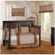 BabyFad Leopard Print 10 Piece Baby Crib Bedding Set