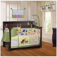 BabyFad Barnyard 10 Piece Baby Crib Bedding Set