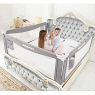 [아마존베스트]BabyGuard Bed Rails for Toddlers - Extra Long and Tall Baby Bed Rail Guard for Baby Kids Child Infants...
