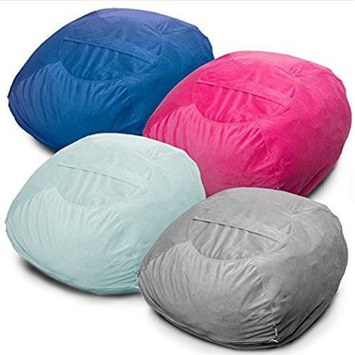  [아마존베스트]BabyKeeps Large Stuffed Animal Storage Bean Bag  “Soft ’n Snuggly” Corduroy Fabric Kids Prefer Over Canvas - Replace Mesh Toy Hammock or Net - Store Blankets/Pillows Too - 4 Colors