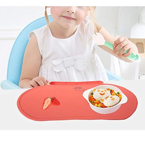  [아마존베스트]BabyMumbo Children Place Mat by Baby Mumbo, Premium Quality, Food Grade Silicone for Maximum Hygiene,...