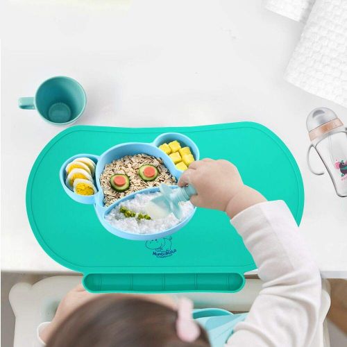  [아마존베스트]BabyMumbo Children Place Mat by Baby Mumbo, Premium Quality, Food Grade Silicone for Maximum Hygiene,...