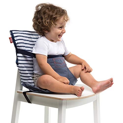  [아마존베스트]BabyToLove Baby-To-Love Pocket Chair, Portable High-Chair for Travel Toddler (Denim Edition)