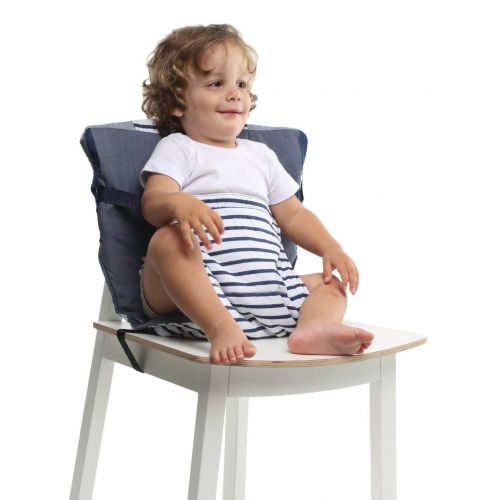  [아마존베스트]BabyToLove Baby-To-Love Pocket Chair, Portable High-Chair for Travel Toddler (Denim Edition)