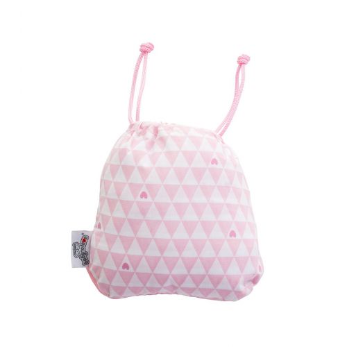  [아마존베스트]BabyToLove Baby-To-Love Pocket Chair, Girl Portable Baby Seat for Eating & Travel (Pink Hearts)