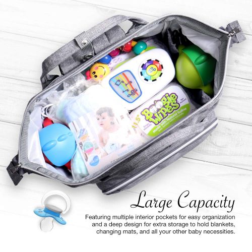  BabyX Diaper Bag Backpack with Multi-Function Waterproof Maternity Nappy Bags for Mom & Dad...