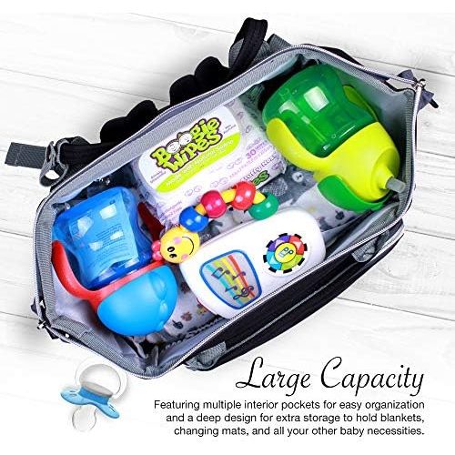  [아마존베스트]BabyX Diaper Bag Backpack with Multi-Function Waterproof Maternity Nappy Bags for Mom & Dad [Insulated Pocket] [Large Capacity] Travel Organizer Baby Care Changing Bag Durable and