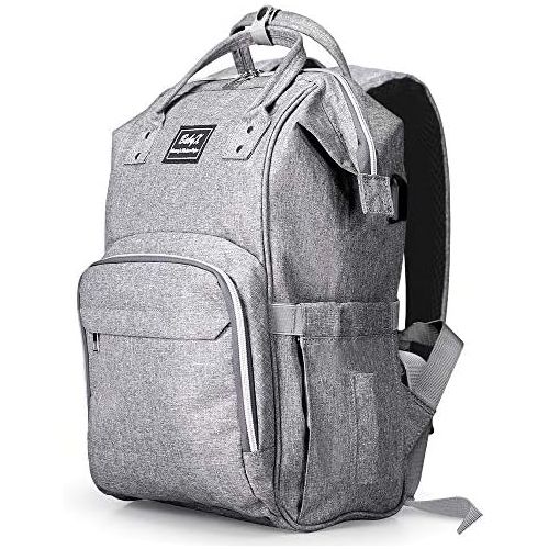  BabyX Diaper Bag Backpack Multifunction Maternity Travel Nappy Bags -Grey