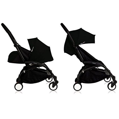  [아마존베스트]Baby Zen Babyzen YoYo+ Stroller Bundle (Yoyo+ Stroller, Canopy & Newborn Pack) Black