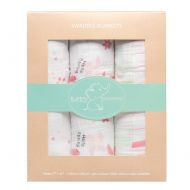 Babydiscovery Baby Swaddle Sampler - 3-Pack Newborn 100% Organic Cotton Muslin Swaddle Blankets Neutral...