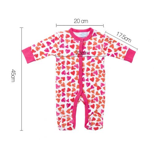  Babydiscovery Girls Newborn 5-Piece Essential Baby Layette Set Red