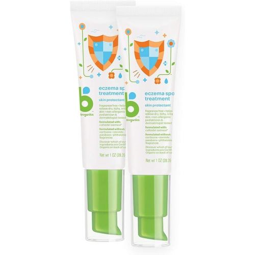 베이비가닉스 Babyganics Eczema Spot Treatment, Relieves dry, itchy, irritated skin, 1oz (Pack of 2)